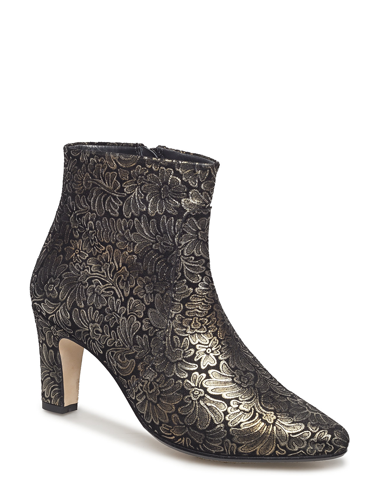 Bootie Block Heel With Zippe Ankle Boots Met Hak Goud Angulus angulus kopen in de aanbieding Bootie Block Heel With Zippe Ankle Boots Met Hak Goud Angulus angulus kopen in de aanbieding