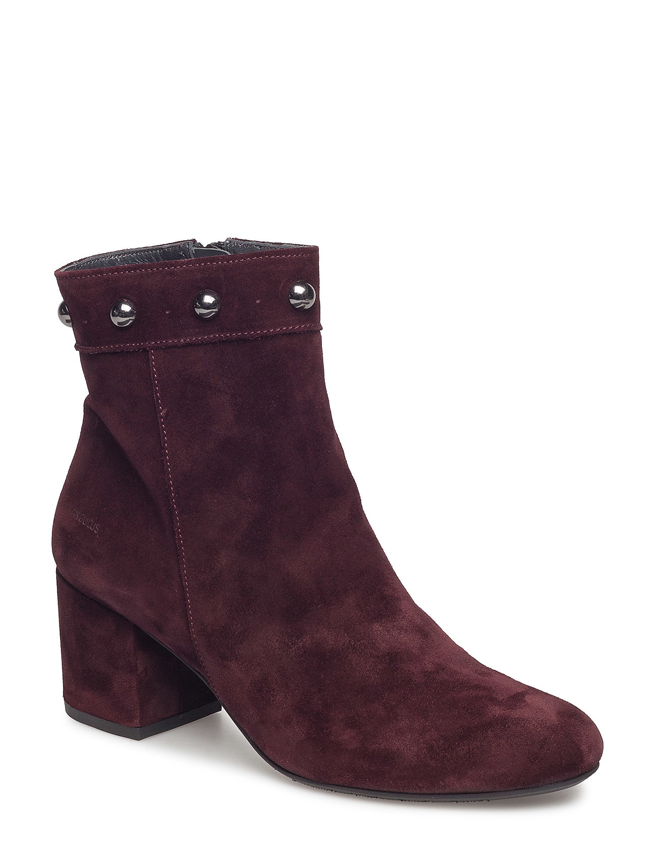 Bootie Block Heel With Zippe Ankle Boots Met Hak Rood Angulus angulus kopen in de aanbieding Bootie Block Heel With Zippe Ankle Boots Met Hak Rood Angulus angulus kopen in de aanbieding