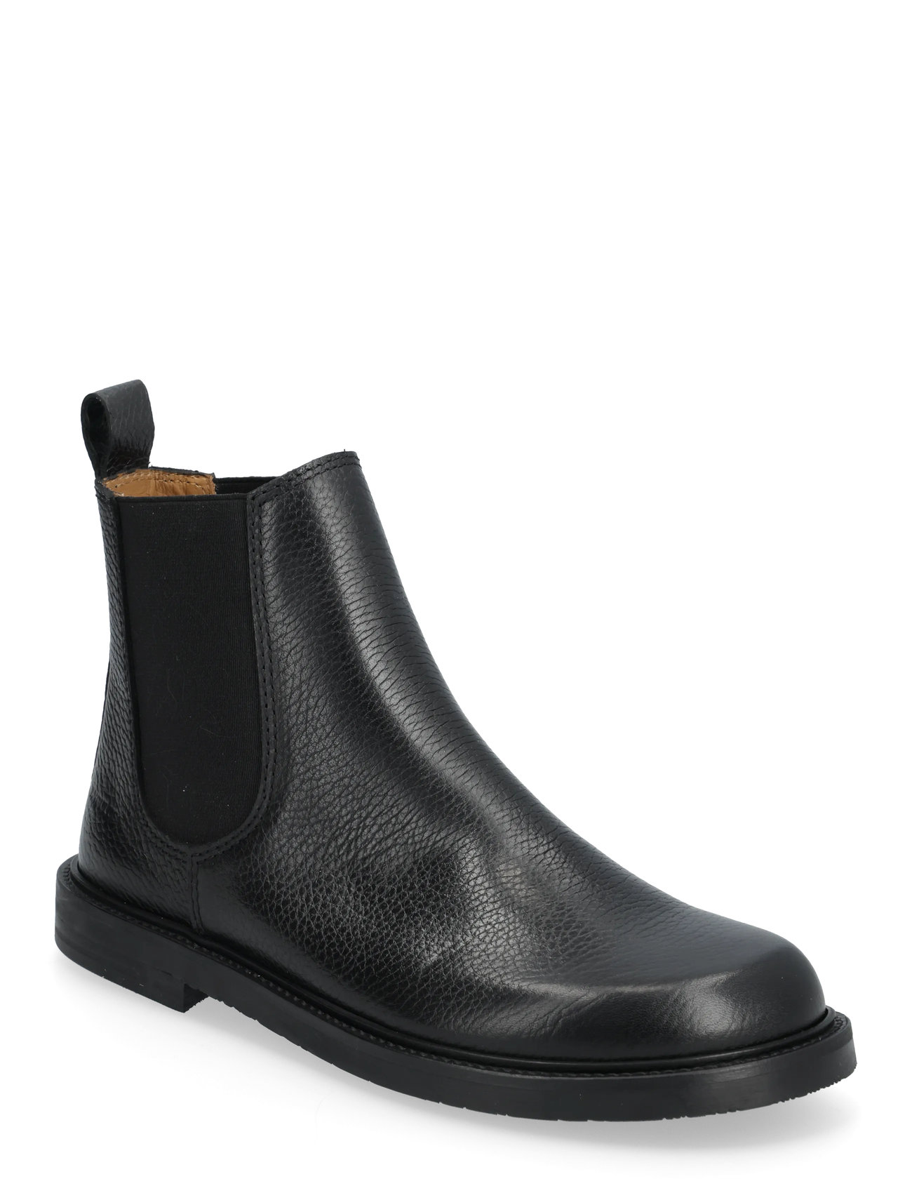 ANGULUS Booties - Flat - With Elastic, 36, Black, Ankelstøvler > Ankelstøvler Med Flad Hæl, Dame