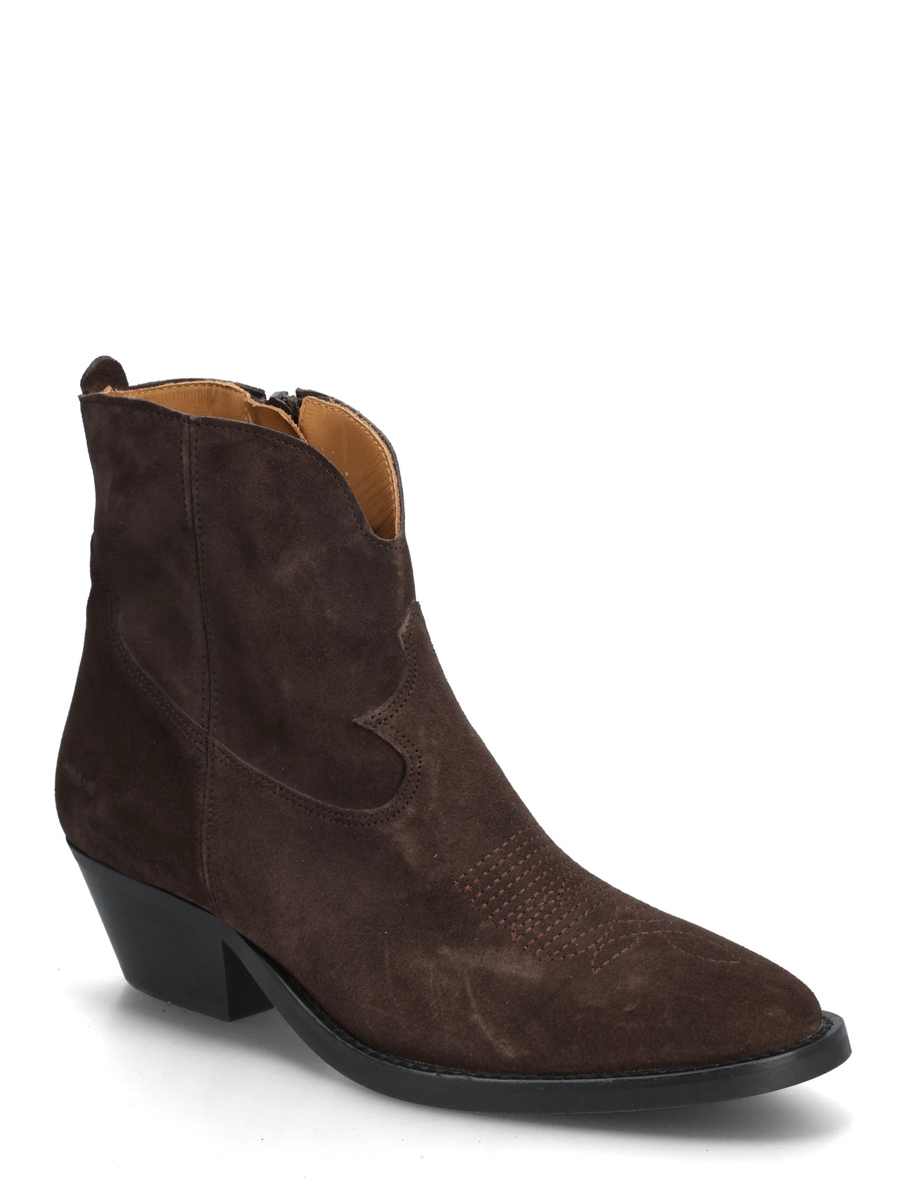 ANGULUS Booties - Wedgel - With Zip Braun - 39 - Damen