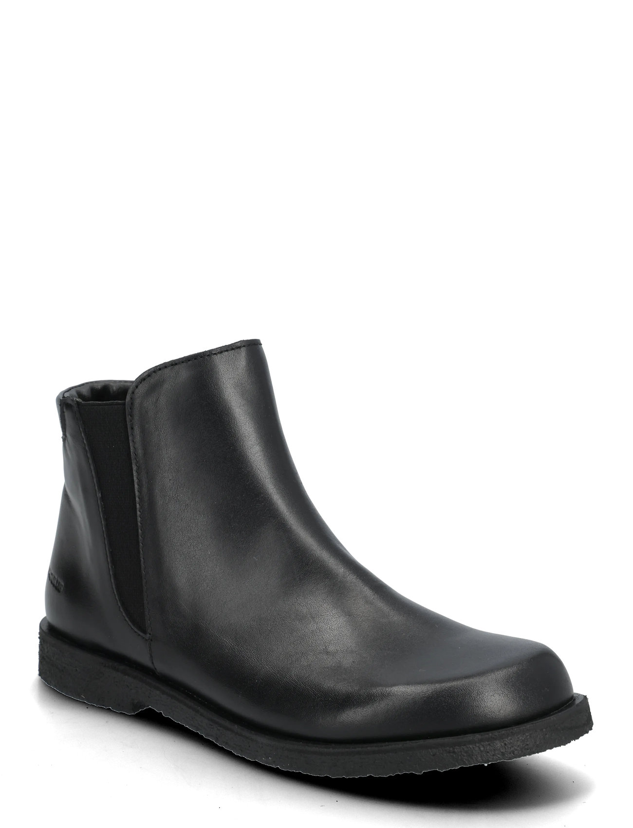 ANGULUS Booties - Flat - With Elastic, 36, Black, Ankelstøvler > Ankelstøvler Med Flad Hæl, Dame