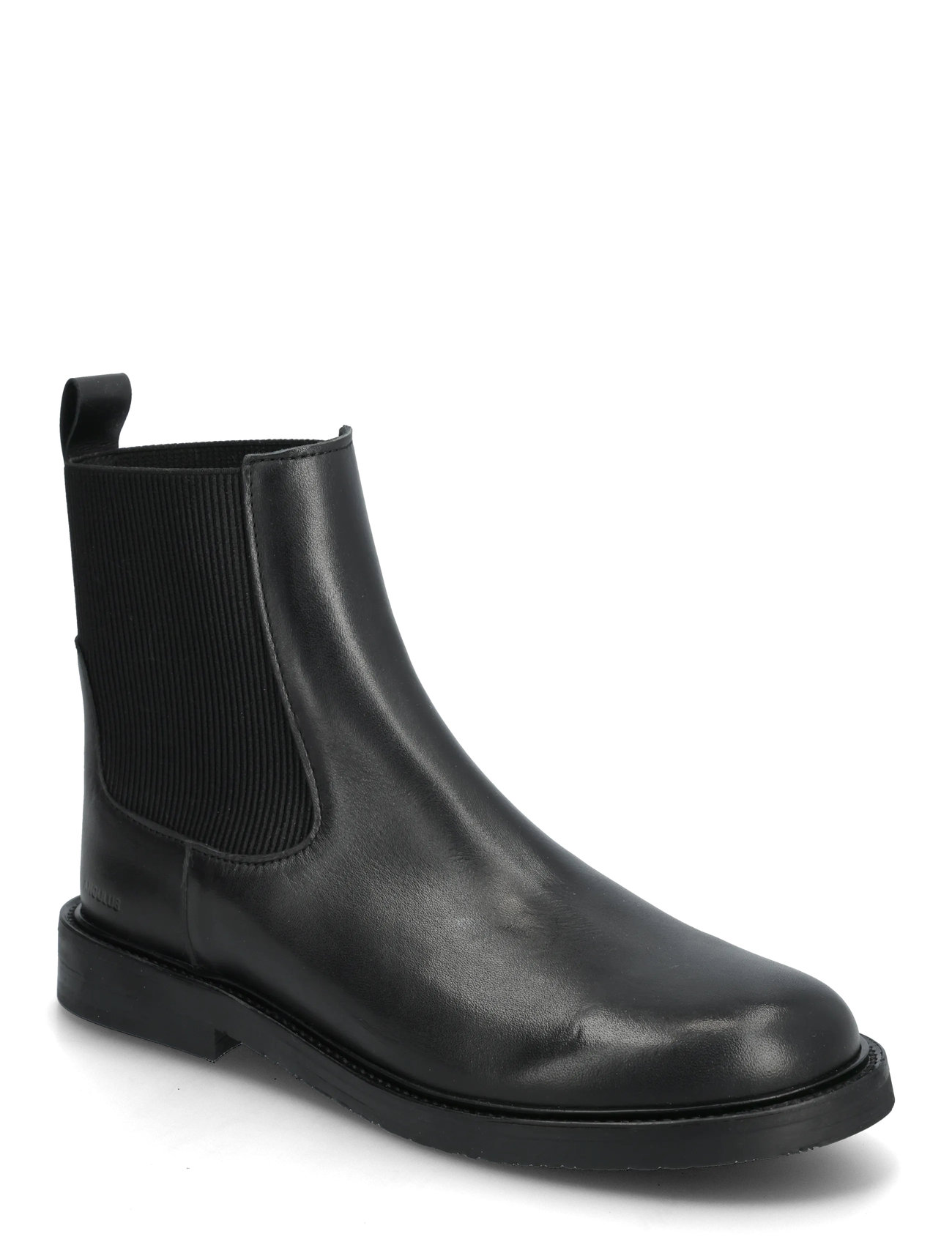 ANGULUS Booties - Flat - With Elastic, 36, Black, Ankelstøvler > Ankelstøvler Med Flad Hæl, Dame