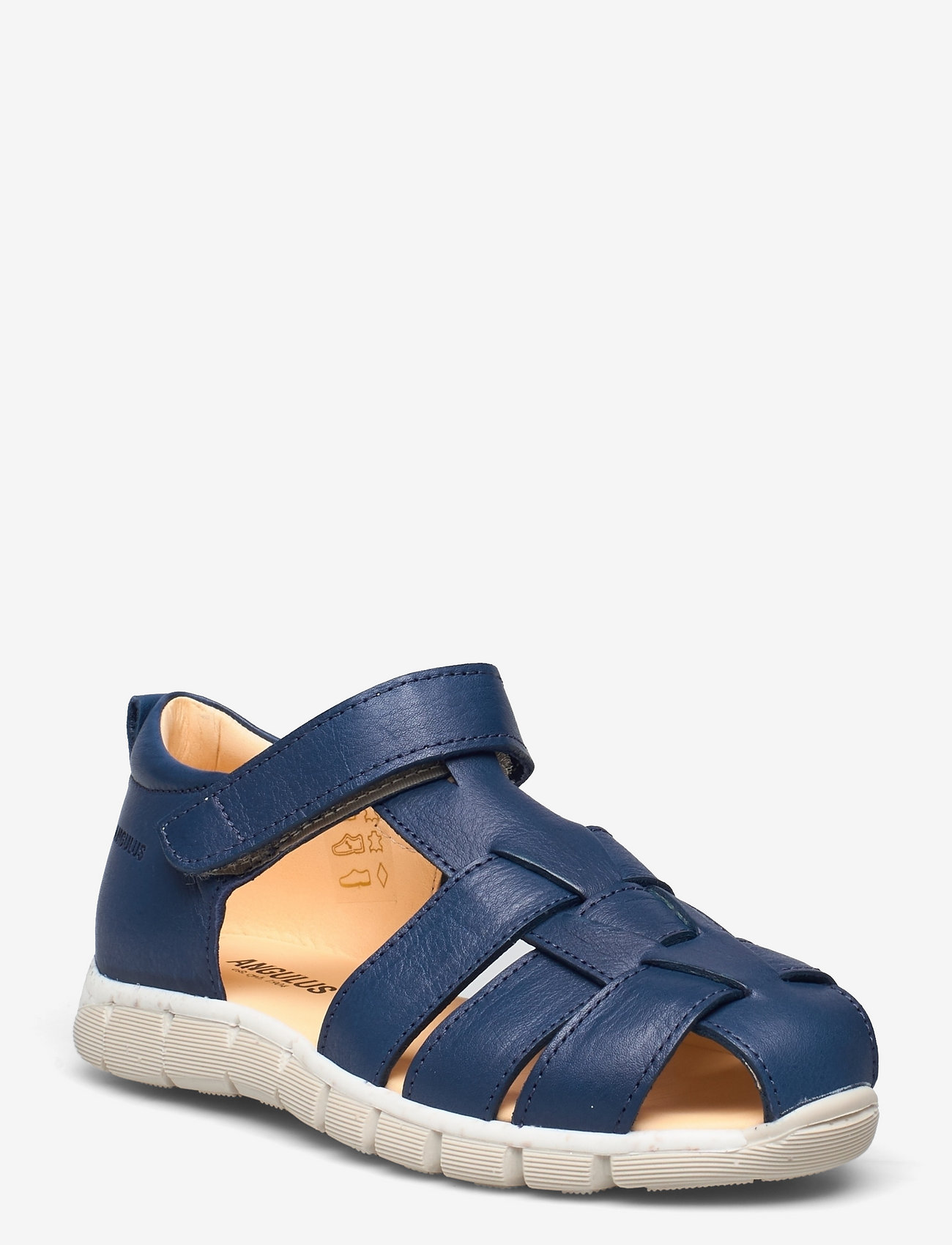 ANGULUS - Sandals - flat - closed toe -  - remmisandaalit - 1413 blue - 0