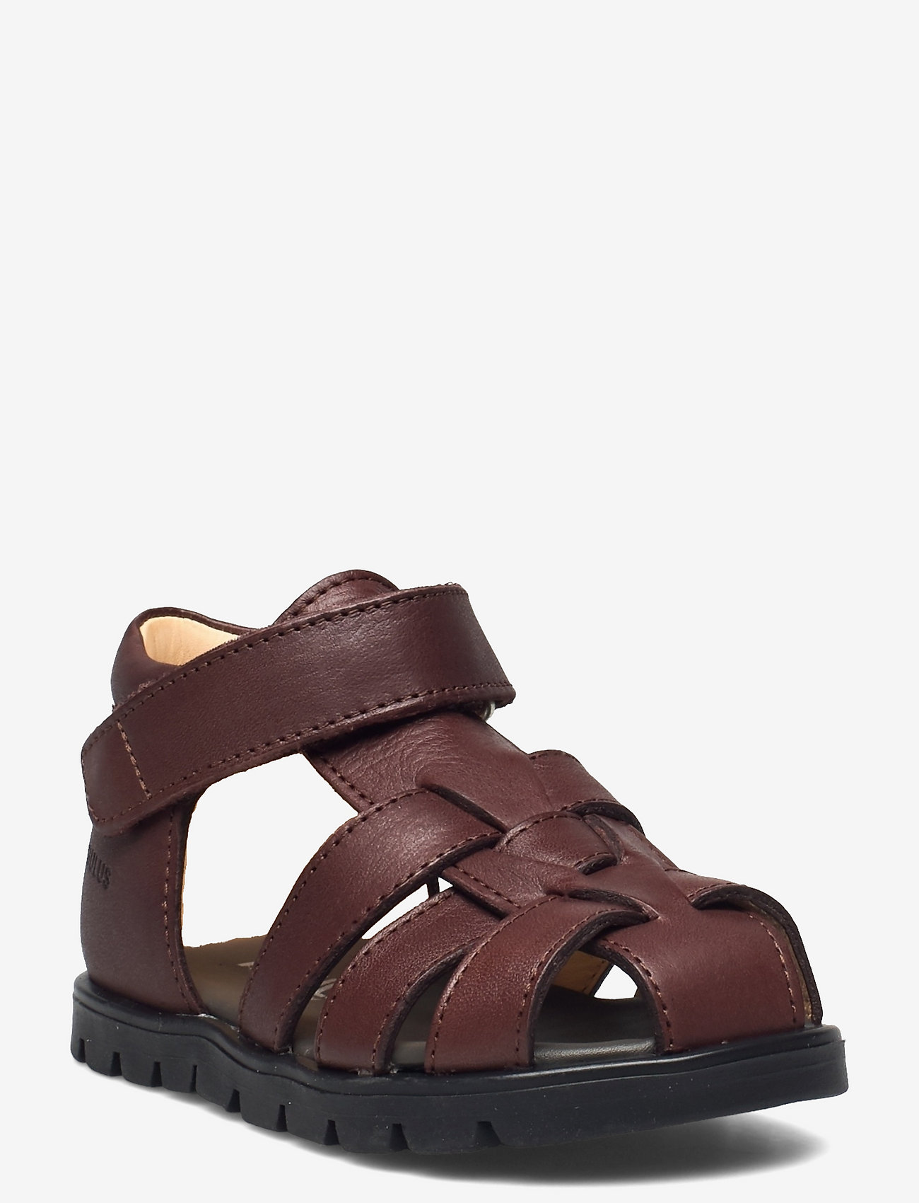 ANGULUS - Sandals - flat - closed toe -  - remmisandaalit - 1547 dark brown - 0