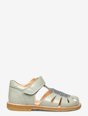 ANGULUS - Sandals - flat - closed toe -  - remmisandaalit - 2385/2485 mint/silver glitter - 1
