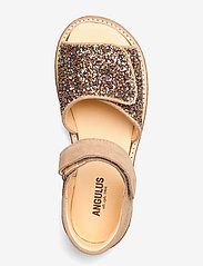 ANGULUS - Sandals - flat - open toe - clo - remmisandaalit - 1149/2488 sand/multi glitter - 3