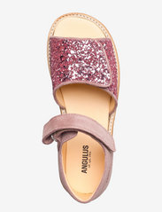 ANGULUS - Sandals - flat - open toe - clo - remmisandaalit - 2194/2497 powder/rose glitter - 3