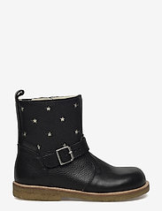 ANGULUS - Boots - flat - with zipper - saappaat - 2504/1325/1604/001 black/champ - 1