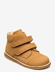 Shoes - flat - with velcro - 1262 CAMEL
