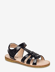 Sandals - flat - open toe - op - 1310 BLACK