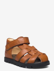 Sandals - flat - closed toe -  - 1545 COGNAC