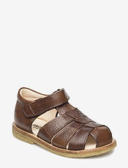 Sandals - flat - closed toe -  - 2509 COGNAC