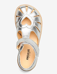 ANGULUS - Sandals - flat - closed toe -  - remmisandaalit - 1329 silver - 3