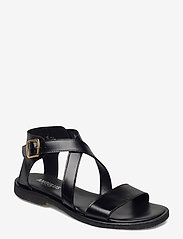 Sandals - flat - open toe - op - 1835 BLACK