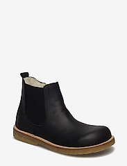 Booties - flat - with elastic - 2504/001 BLACK/BLACK
