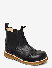 Booties - flat - with elastic - 2504/001 BLACK/BLACK