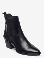 ANGULUS - Booties - Block heel - with elas - stiefeletten mit absatz - 1835/019 black /black - 0