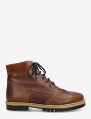 ANGULUS - Shoes - flat - with lace - vinterstøvler - 2509/1166 medium brown/cognac - 1