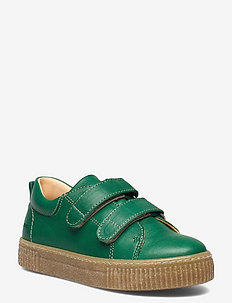 Shoes - flat - with velcro - matalavartiset tennarit - 1417 green