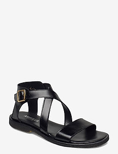 Sandals - flat - open toe - op - flade sandaler - 1835 black