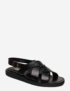 Sandals - flat - open toe - op - flade sandaler - 1835 black