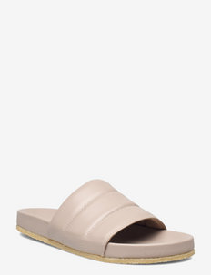 Sandals - flat - open toe - op - płaskie sandały - 1501 light beige