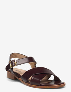 Sandals - flat - flade sandaler - 1836 dark brown