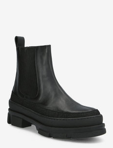 Boots - flat - „chelsea“ stiliaus aulinukai - 1321/1605/019 black/black/blac