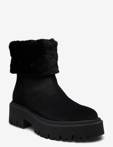Boots - flat - 1163/2014 black/black lamb woo