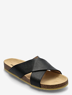 Sandals - flat - open toe - op - buty na lato - 2504 black