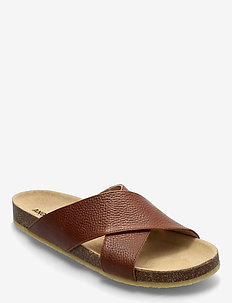 Sandals - flat - open toe - op - sandales - 2509 cognac