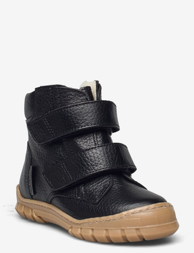 Boots - flat - with velcro - winterlaarzen - 2504 black