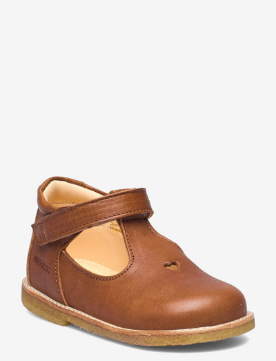 T - bar Shoe - strap sandals - 1545 cognac