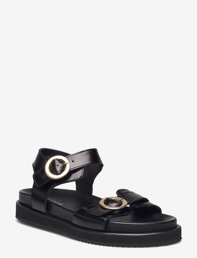 Sandals - flat - open toe - op - platte sandalen - 1604/1835 black