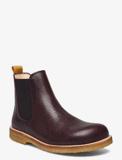Booties - flat - with elastic - boots - 2505/002/2045 dark brown/brown