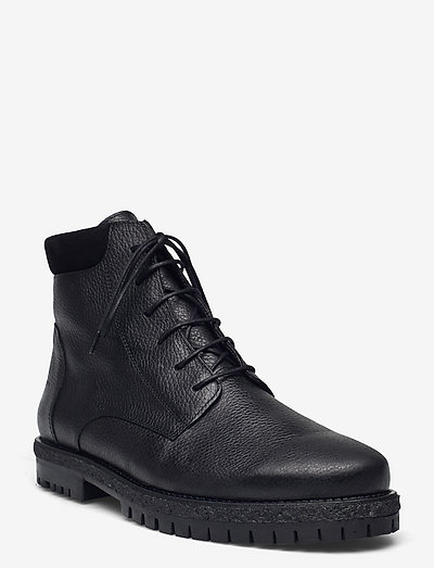 Boots - flat - with laces - vinterstøvler - 2504/1163 black/black
