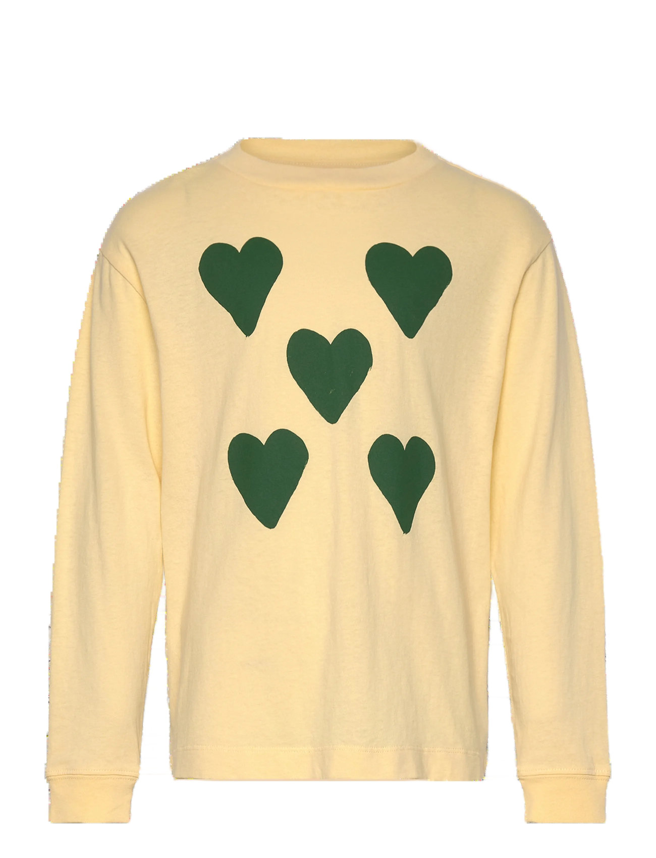 THE ANIMALS OBSERVATORY Hearts Yellow Dof Lonf Sleeve T-Shirt, 8 Y, Yellow, T-Shirts > Langærmede T-shirts, Børn