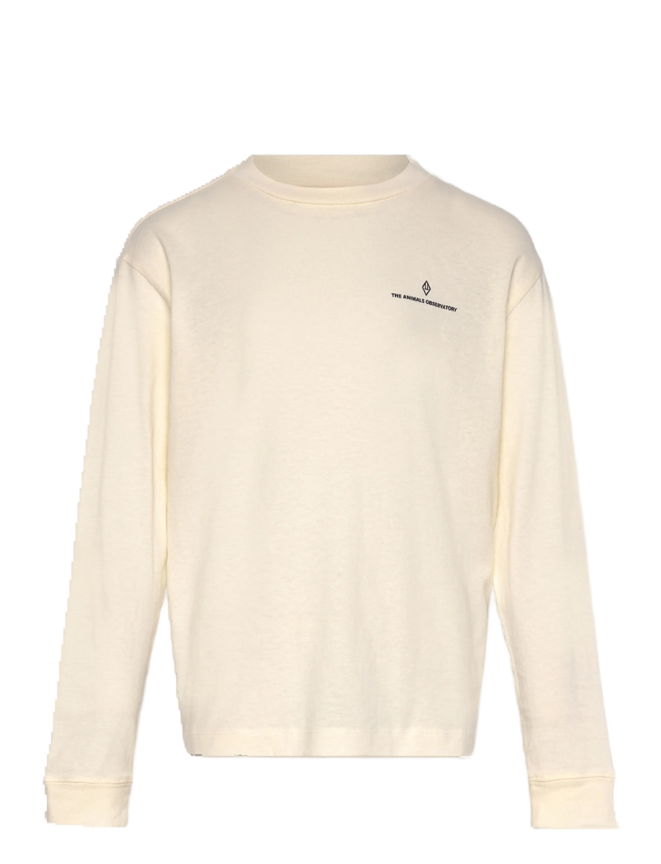 THE ANIMALS OBSERVATORY Raw White Aries Lonf Sleeve T-Shirt, 8 Y, Cream, T-Shirts > Langærmede T-shirts, Børn