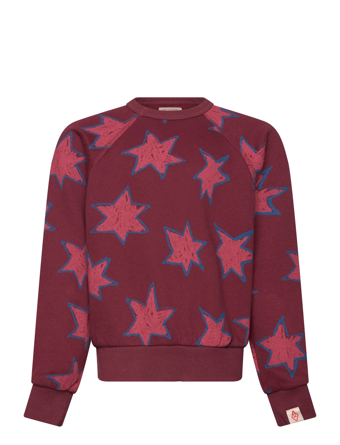 THE ANIMALS OBSERVATORY Stars Shark Sweatshirt Burgundy - 8 Y - Kinder