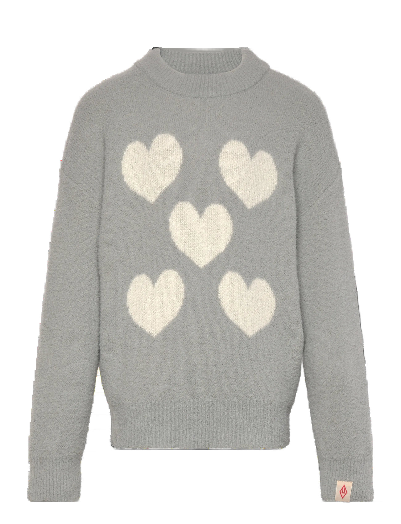 THE ANIMALS OBSERVATORY Frey Bull Sweater, 8 Y, Grey, Strik > Pullovere, Børn