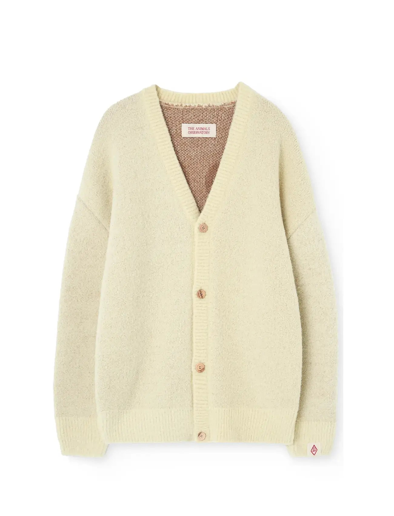 THE ANIMALS OBSERVATORY Yellow Racoon Cardifan, 10 Y, Yellow, Strik > Cardigans, Børn