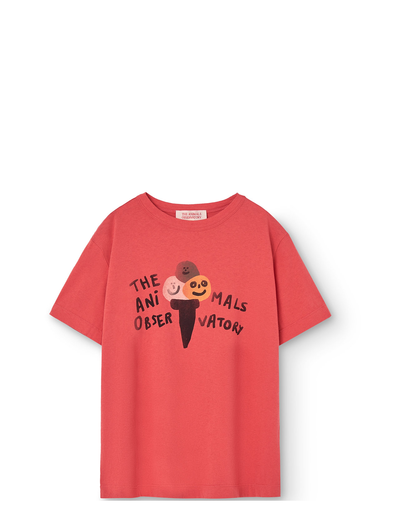 THE ANIMALS OBSERVATORY Big Rooster Kid T-Shirt Rot 6Y Rot - 3 Y - Kinder