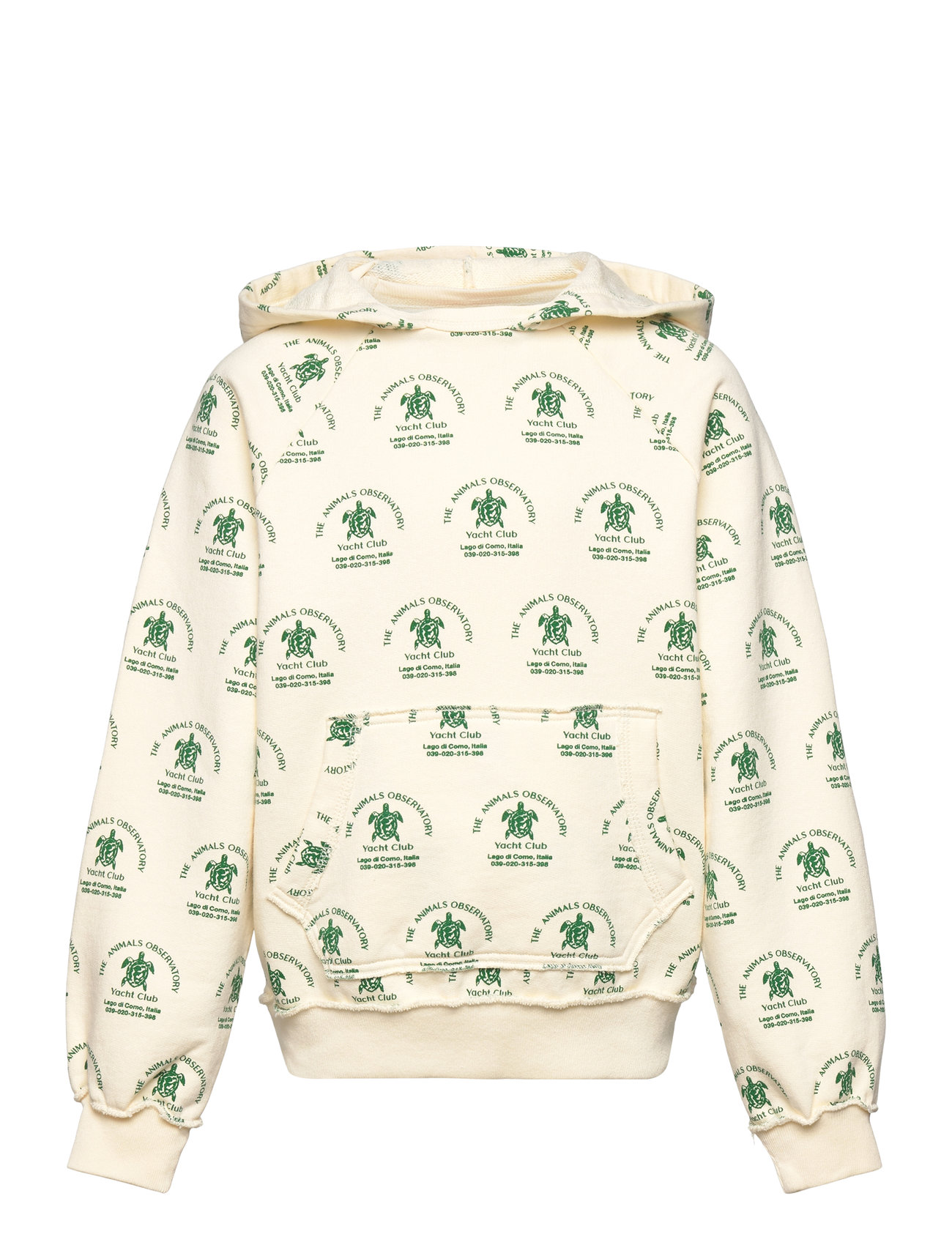 THE ANIMALS OBSERVATORY Beaver Kid Hoodie Weiß Flowers Patterned - 14 Y - Kinder