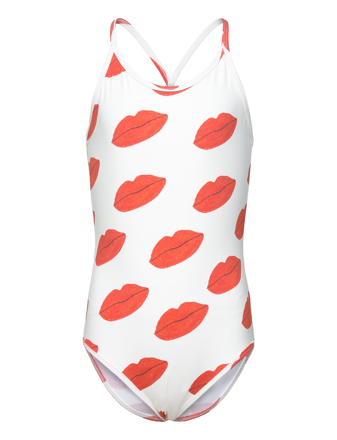 Octopus Kid Swimsuit White The Animals Badedrakt Badetøy Red THE ANIMALS OBSERVATORY