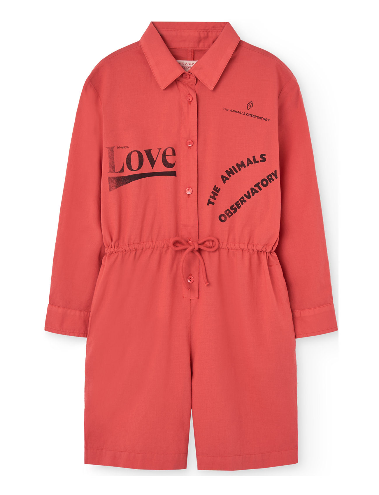 THE ANIMALS OBSERVATORY Squirrel Kid Kurz Jumpsuit Rot Rot - 14 Y - Kinder