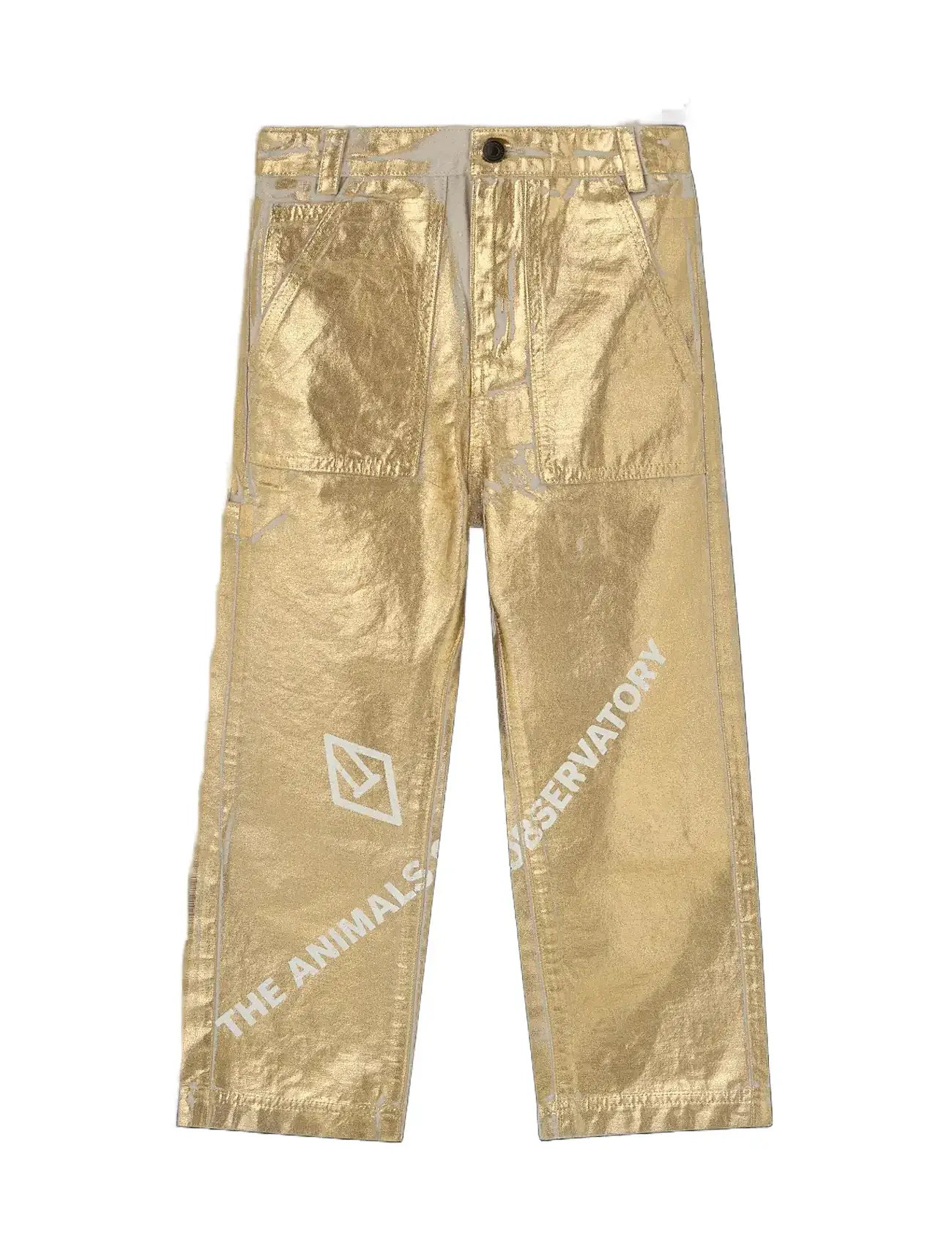THE ANIMALS OBSERVATORY Shiny Condor Kid Hosen Gold Gold - 8 Y - Kinder