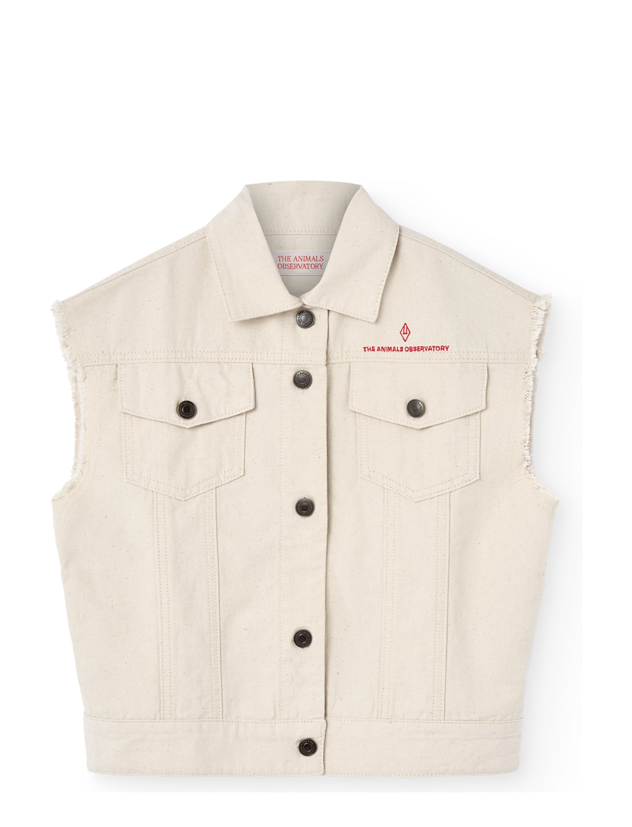 THE ANIMALS OBSERVATORY Hog Kid Vest Raw Weiß Weiß - 10 Y - Kinder