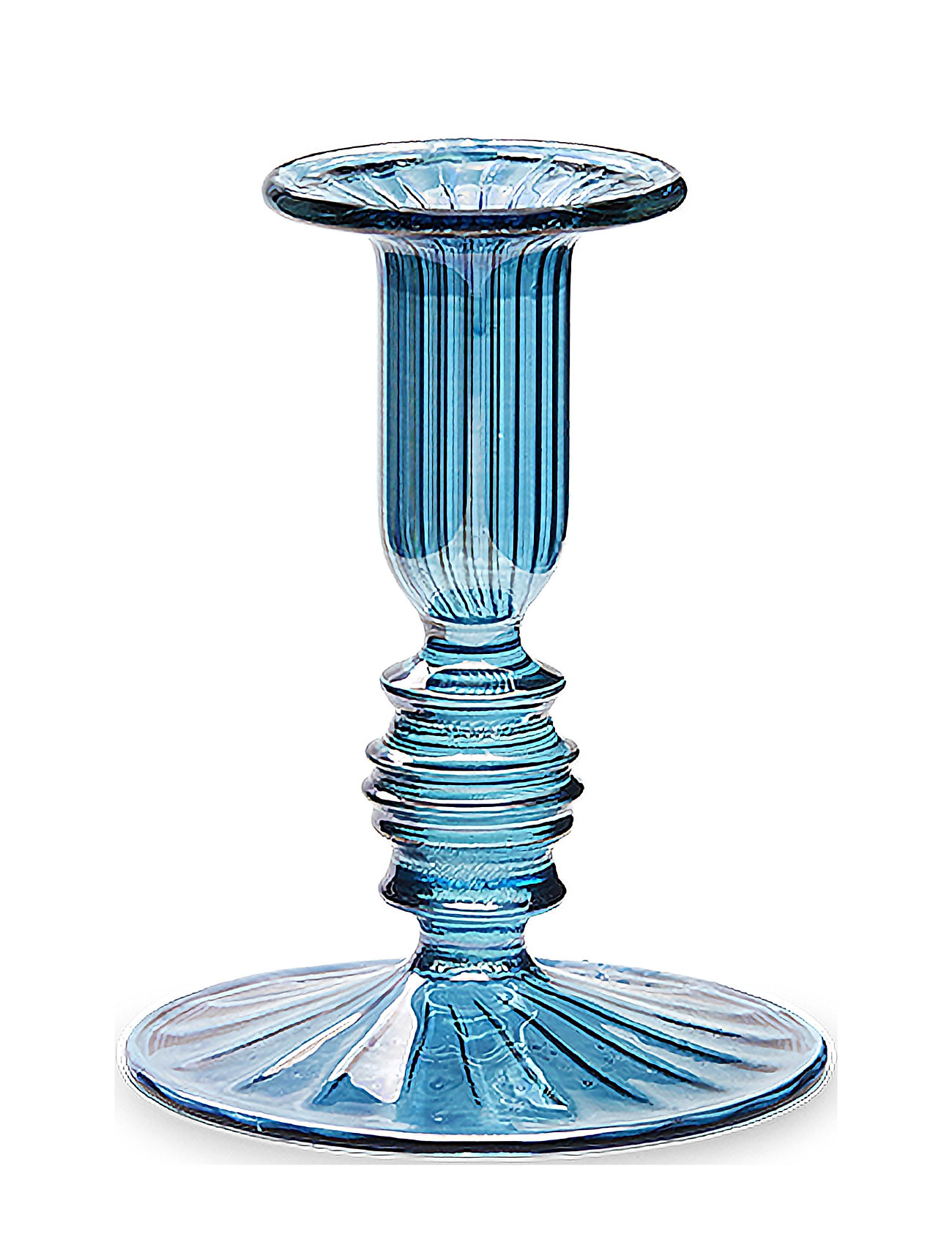 Ocean Glass Candle Holder Blue Anna + Nina