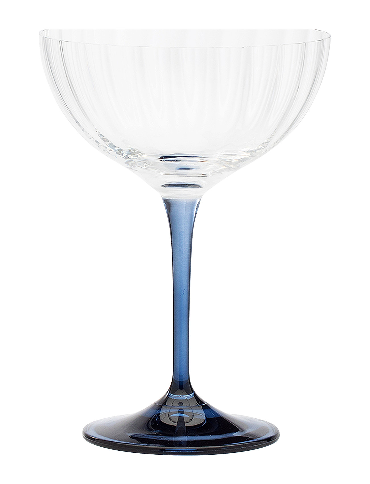 Ocean Champagne Glass Home Tableware Glass Champagne Glass Blue Anna + Nina