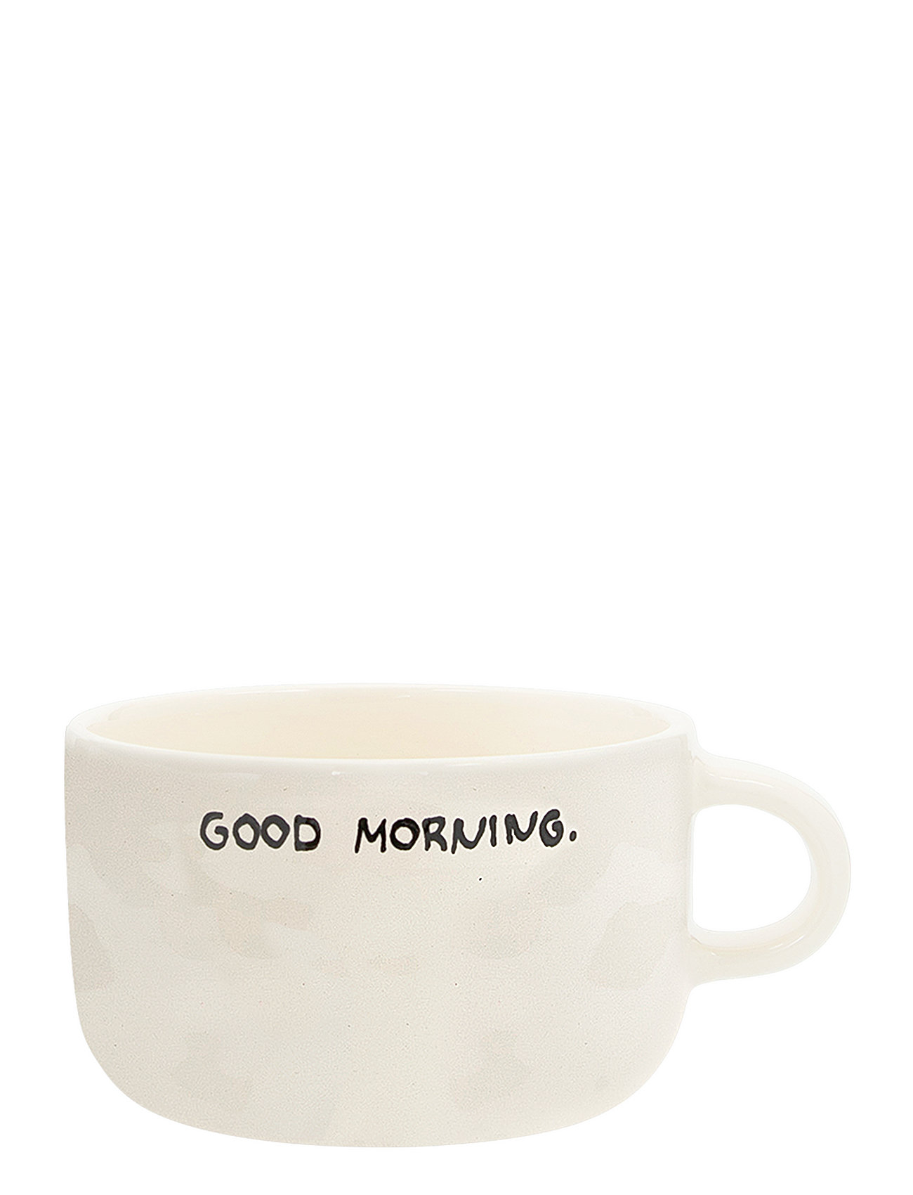 Good Morning Cappuccino Mug Home Tableware Cups & Mugs Coffee Cups Cream Anna + Nina